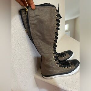 RARE Converse Chuck Taylor AS XXHI Womens Size 7.5 Knee High Army Green Sneakers